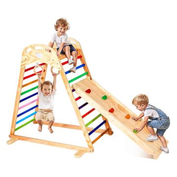 Sisäleikkipaikka VEVOR ZF-LM-006, 4-in-1, Monivärinen, 206 × 120,5 × 88 cm