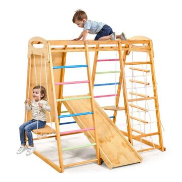 Sisäleikkipaikkasarja VEVOR SX20211009, 9-in-1, 147 × 120 × 143 cm