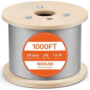 Vaijeri VEVOR, 1 × 19 säiettä