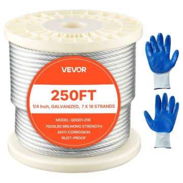 Vaijeri VEVOR, 7 × 19 säiettä