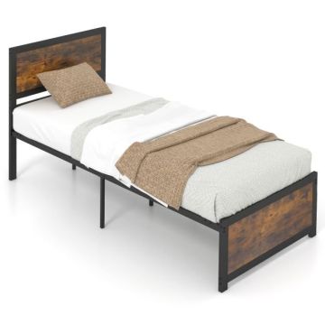 Single bed frame, 195 × 92 × 104 cm