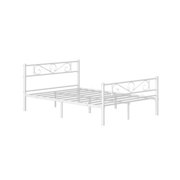 Каркас односпальной кровати VASAGLE RMB061W01, 90 × 190 см, Белый, 207 × 86,2 × 141,5 см