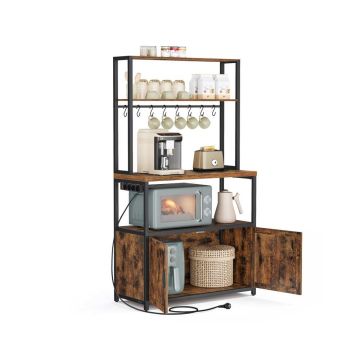 Kitchen shelf VASAGLE KKS059KD02, 8 hooks, 40 × 80 × 170 cm