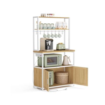 Kitchen shelf VASAGLE KKS059YA02, 8 hooks, 40 × 80 × 170 cm