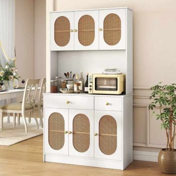 Kitchen cabinet, 6 doors, 2 drawers, 100 × 180 × 40 cm