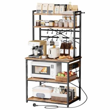 Keittiöhylly VEVOR HBJ-GW-03, 12 koukkua, 80 × 161,8 × 40 cm