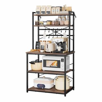 Кухонный стеллаж VEVOR HBJ-GW-04, 12 крючков, 80 × 161,8 × 40 см