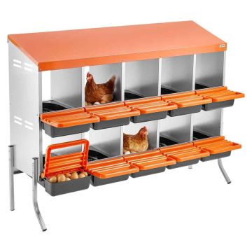Kanalan pesä VEVOR CNB-10-Leg, 10 osastoa, 1320 × 990 × 525 mm