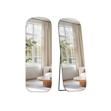 Зеркало в полный рост SONGMICS, напольное, Чёрное, 50 × 160 см