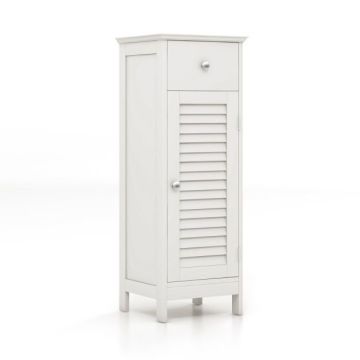 Bathroom cabinet, 1 door, drawer and 3-position shelf, 32 × 88 × 30 cm