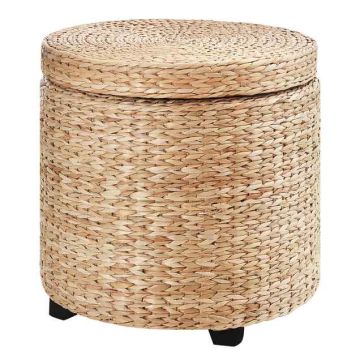 Pouf Homcom 43x43x43cm., light brown