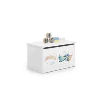 Детский комод «Дарья» 42х40х73 см, с изображением самолёта.