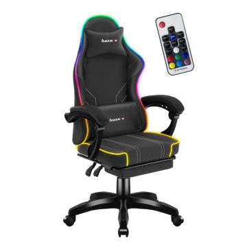 Pelituoli Huzaro Force 3.7 RGB Black, 74 × 59 × 29 cm