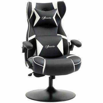 Игровое кресло Vinsetto 69x73x118 см, черно-белое