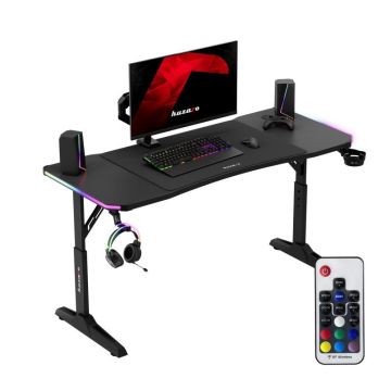Pelipöytä Huzaro Hero 3.6 RGB, Musta, 66 × 53 × 13 cm