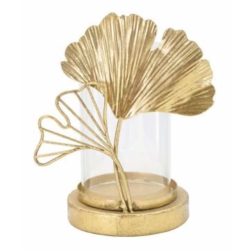 Leaf candlestick, 17 × 21 × 12 cm