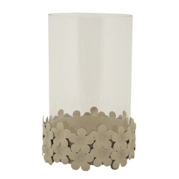 Mauro Ferretti Dune candlestick, with glass, Ø 14 × 21 cm