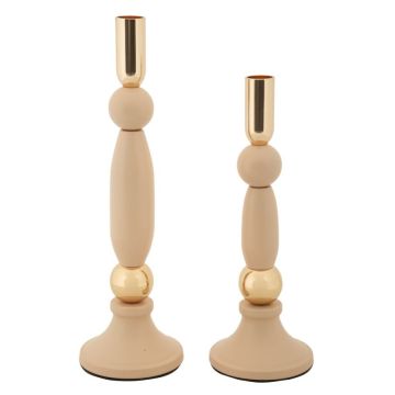 Set of candlesticks Strek, 2 pcs, 9.5 × 25 cm and 9.5 × 30 cm