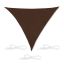 Kolmion muotoinen aurinkoteltta 600x600x600cm, väri ruskea