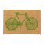 Ovimatto "Bike" 60x40 cm, vaaleanruskea/vihreä väri