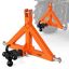 3-point trailer hitch VEVOR S-03-A, 50.8 mm receiver, 3 balls, Orange, 66 × 44.5 × 16.5 cm