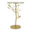 Round coffee table Birds Glass