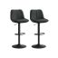 Bar stools VASAGLE, 2 pcs., adjustable height, Gray