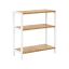 3-kerroksinen bambuhylly