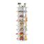 Rotating shoe rack VEVOR OY-XZXJ-09-7, 7 tiers, 28 pairs, White, 59.8 × 162 × 59.8 cm