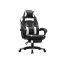 Игровое кресло OBG73BW, чёрное/белое