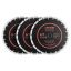 Diamond saw blades VEVOR 306JP, 3 pcs, black/orange