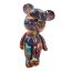 Decorative bear figurine Psyco B, 12.5 × 25 × 9.5 cm