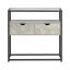 Lipasto 81x35x78cm., harmaa/musta väri