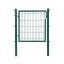 Металлические садовые ворота 106 x 150 см, зеленые GGD250L