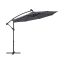 Aurinkovarjo Ø 300 cm, 32 LED-valoa, aurinkovoimalla