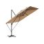 Ulkovarjo 270x270cm, beige/musta