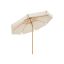 Kahdeksankulmainen sateenvarjo 270 cm, beige