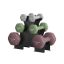 SONGMICS dumbbell set with holder, 6 pieces