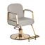 Hydraulic barber chair Gabbiano Acri, Sand/gold