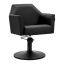 Hydraulic barber chair Gabbiano Davos, Black