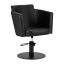Hydraulic barber chair Gabbiano Roma, black, adjustable height 50-63 cm
