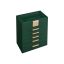 Шкатулка для украшений 16,3x25,1x29 см., темно-зеленая