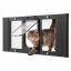 Kissaluukku ikkunaan VEVOR SKT-05, 4-suuntainen lukitus, Musta, 91,4 × 38,8 × 4 cm