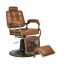 Barber chair Gabbiano Boss, Hydraulic lift, Brown