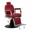 Barber chair Gabbiano Elias, Red
