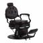 Barber chair Gabbiano President, Hydraulic, Brown/black