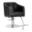 Barber chair Gabbiano Burgos, Black/silver