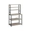 Полка кухонная 40x80x167см., серо-черная