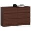 Lipasto NORE K120 6 laatikolla, ruskea