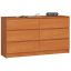 Lipasto NORE K140 6 laatikolla, ruskea